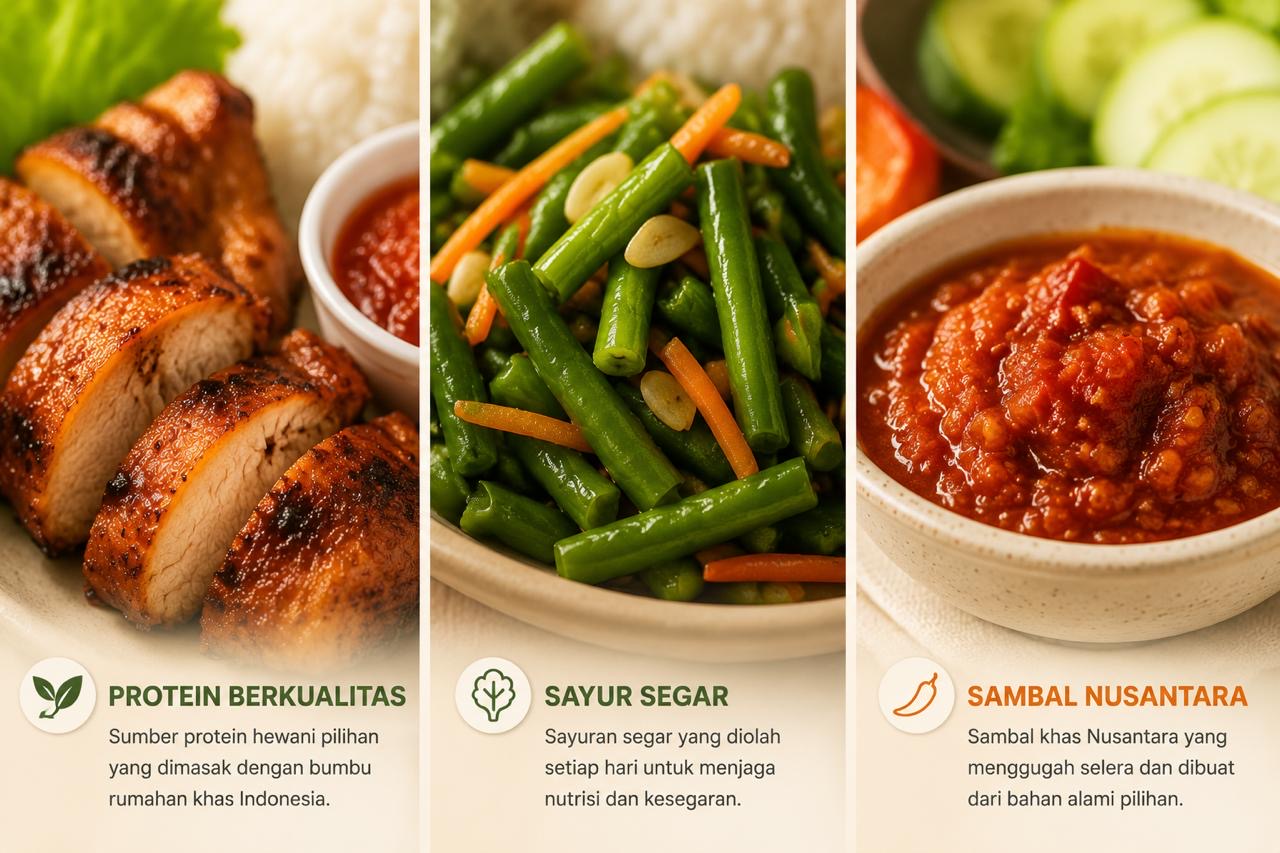 Packaging eco-friendly Simpel Bowl — Makanan sehat, rasa nikmat, harga hemat
